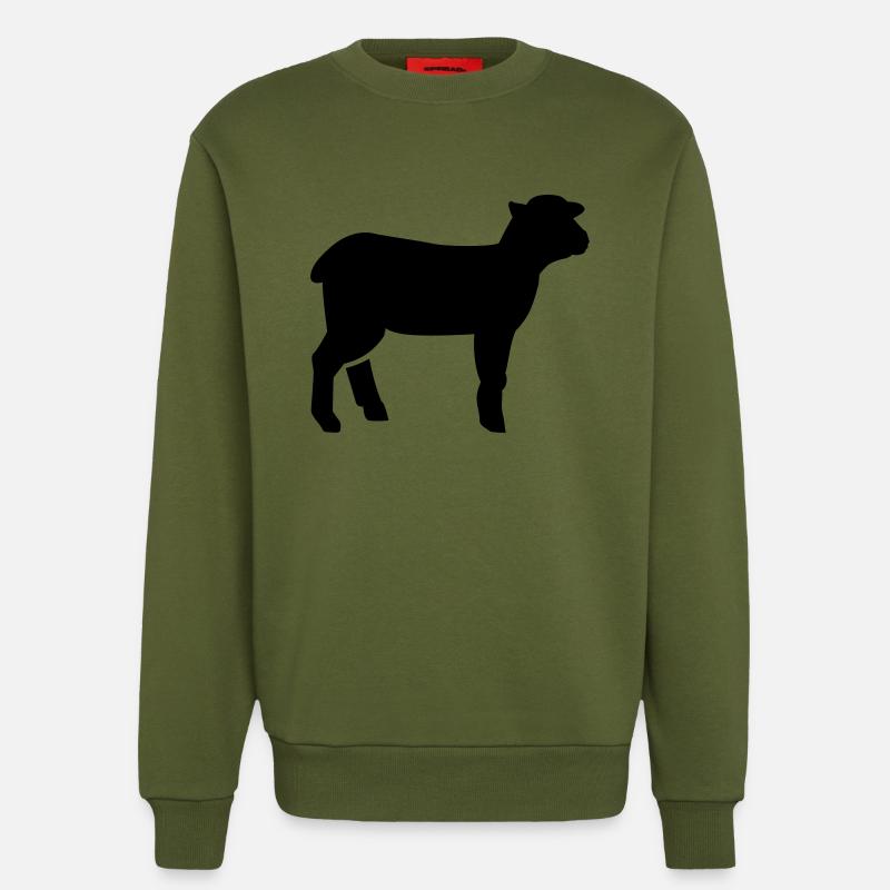Lamm - Sweatshirt - made by SPREAD  - MOSS GREEN