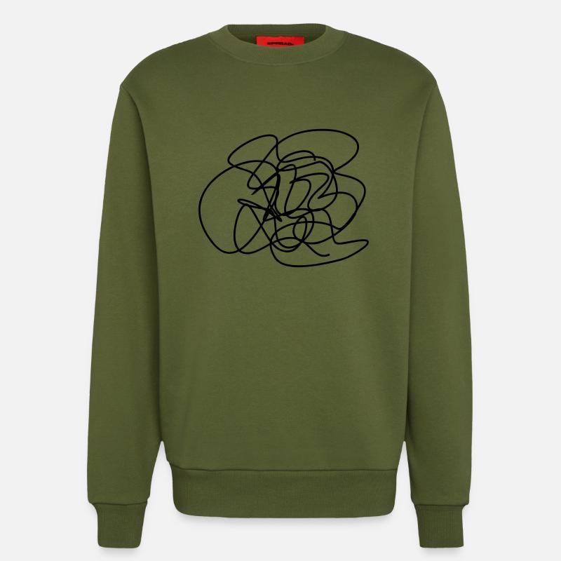 Kringel - Sweatshirt - made by SPREAD - MOSS GREEN