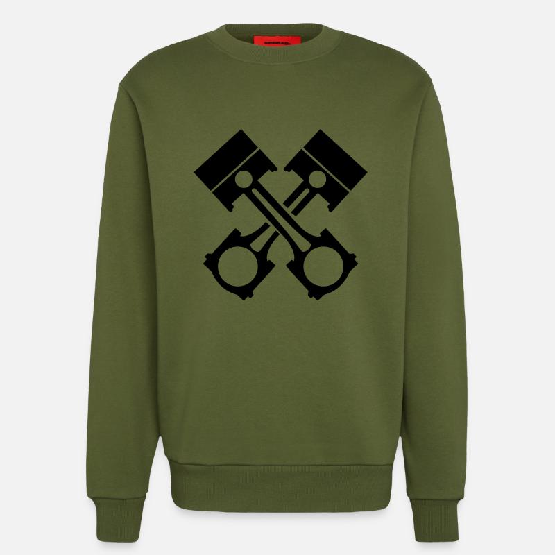 Kolben Tuning - Sweatshirt - made by SPREAD - MOSS GREEN