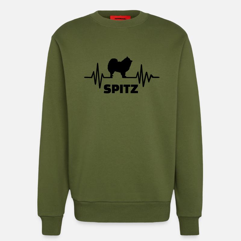 Spitz - Sweatshirt - made by SPREAD  - MOSS GREEN