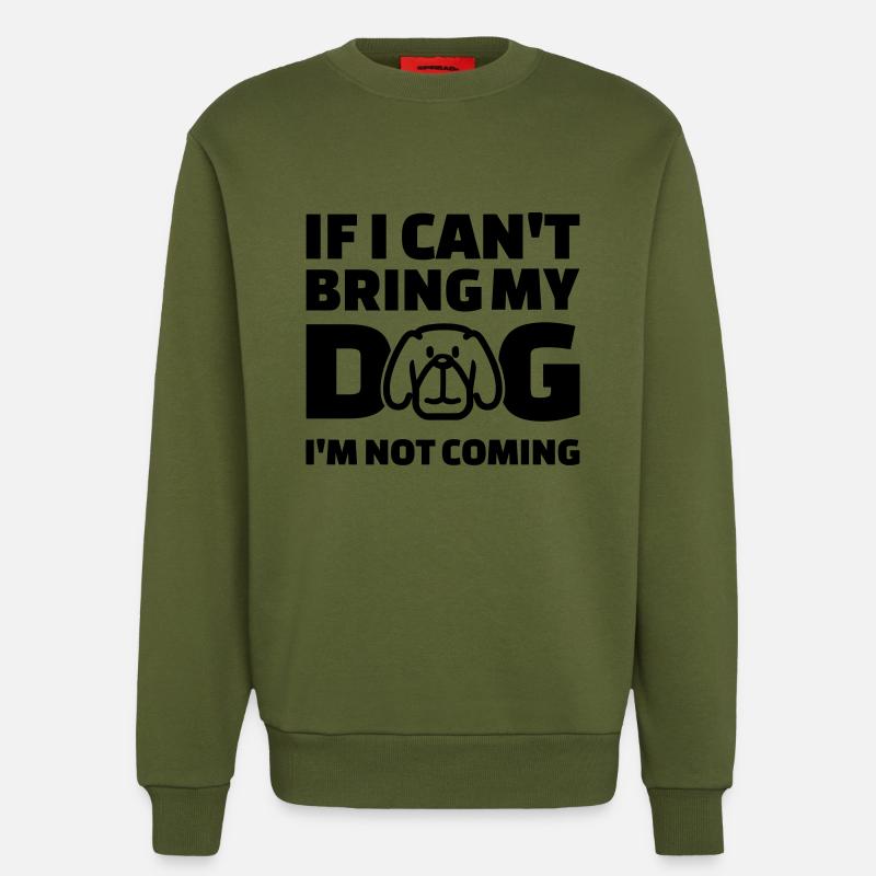 Hund Spruch - Sweatshirt - made by SPREAD - MOSS GREEN