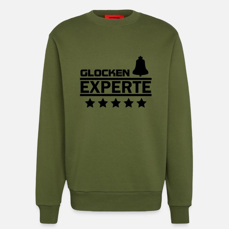glocken experte - Sweatshirt - made by SPREAD - MOSS GREEN