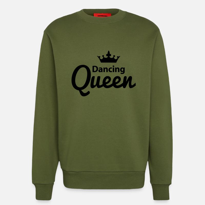 Dancing Queen - Sweatshirt - made by SPREAD  - MOSS GREEN