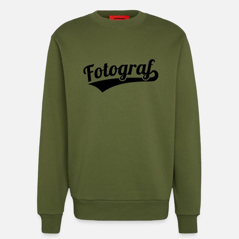 Fotograf - Sweatshirt - made by SPREAD  - MOSS GREEN