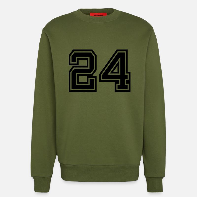 24 - Sweatshirt - made by SPREAD  - MOSS GREEN