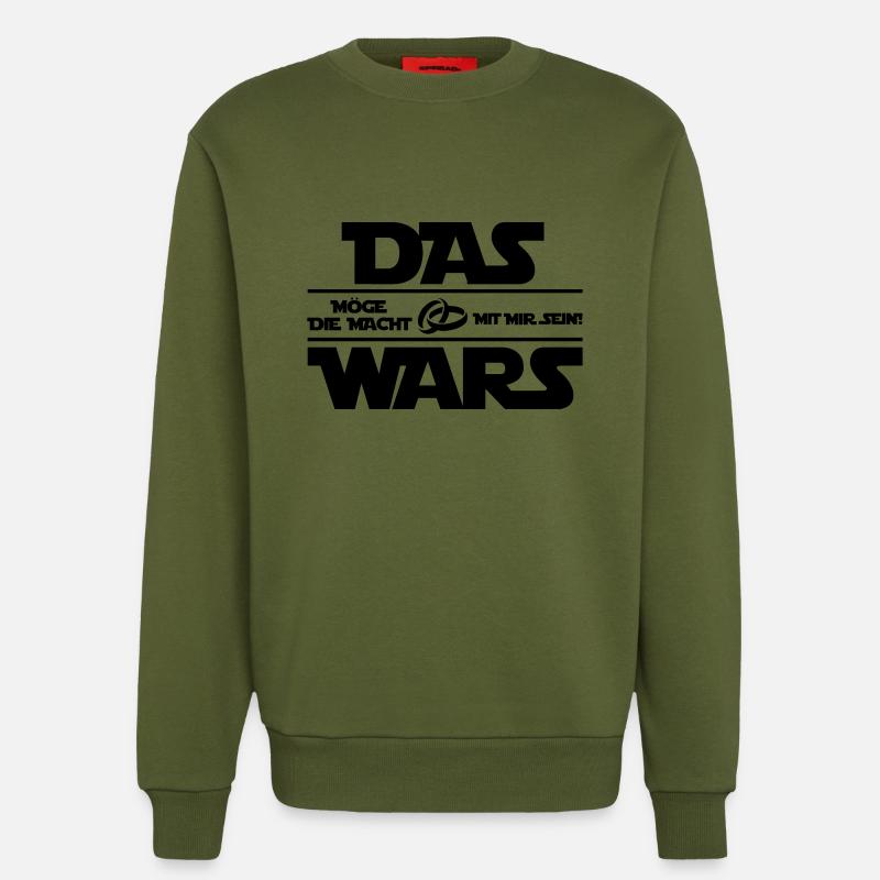 das_wars_01 - Sweatshirt - made by SPREAD  - MOSS GREEN