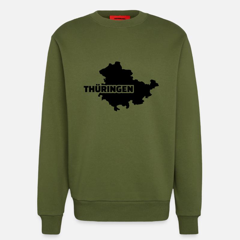 Thüringen - Sweatshirt - made by SPREAD  - MOSS GREEN