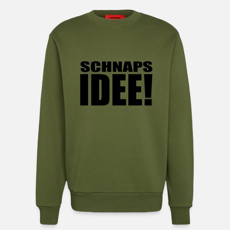 schnapsidee - Sweatshirt - made by SPREAD  - MOSS GREEN