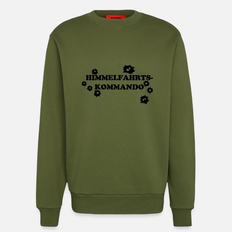 HIMMELFAHRTSKOMMANDO - Sweatshirt - made by SPREAD  - MOSS GREEN