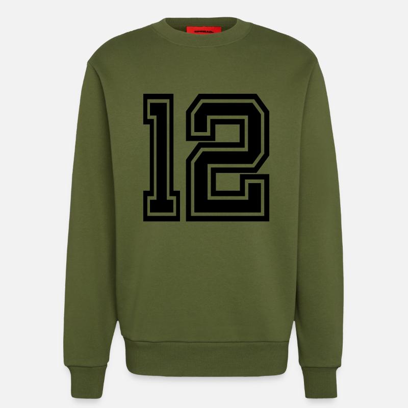 12 - Sweatshirt - made by SPREAD  - MOSS GREEN