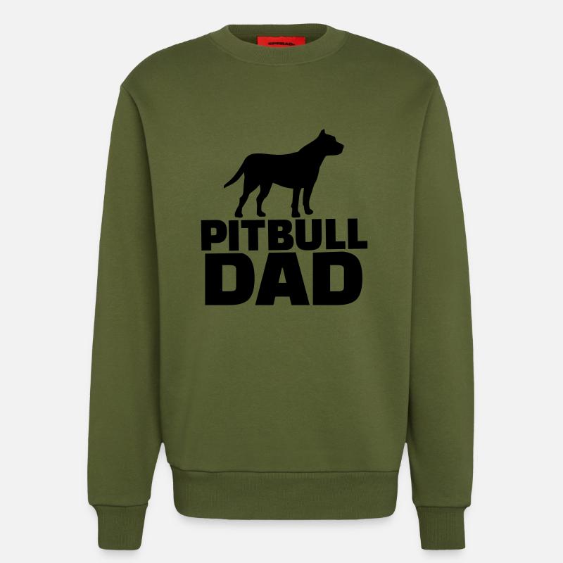 Pitbull - Sweatshirt - made by SPREAD  - MOSS GREEN