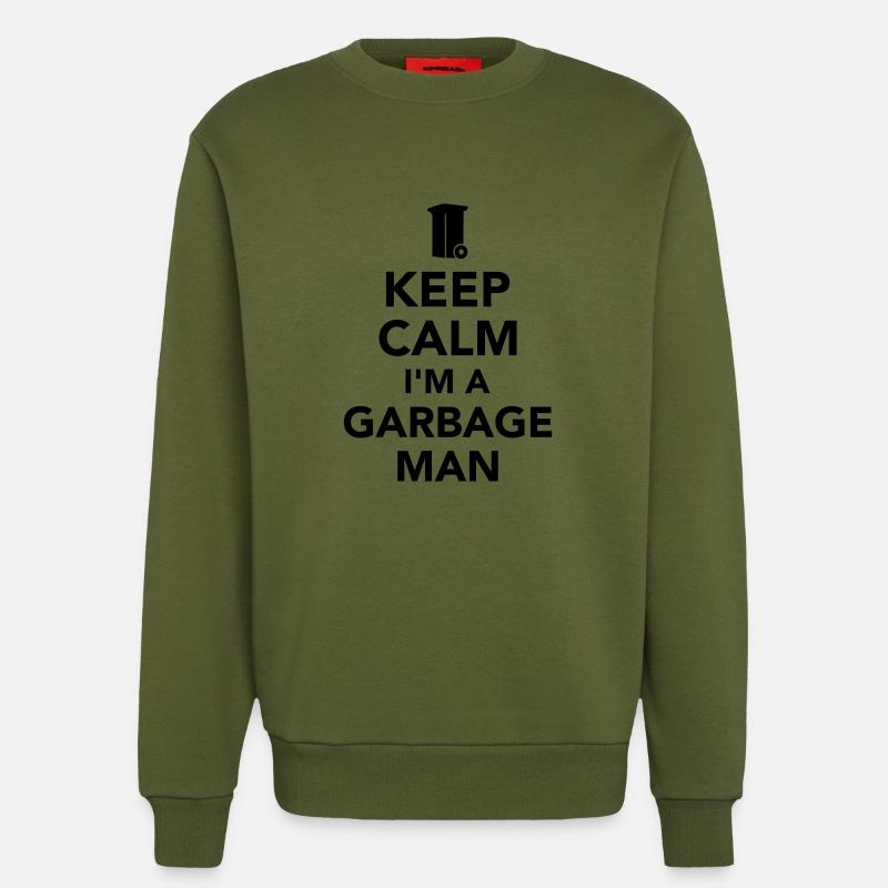 Müllmann - Sweatshirt - made by SPREAD  - MOSS GREEN