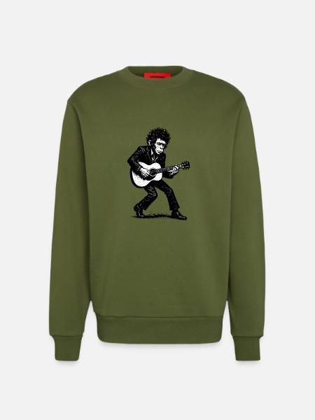 Singer Songwriter | The Monkey Dancer - Sweatshirt - made by SPREAD - MOSS GREEN