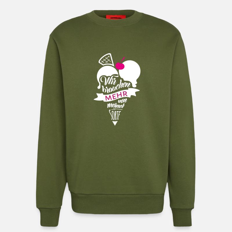 Meine Sorte - Sweatshirt - made by SPREAD  - MOSS GREEN