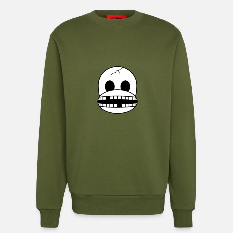Skeleton Affe - Sweatshirt - made by SPREAD  - MOSS GREEN