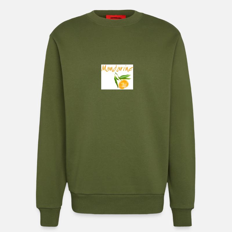 Mandarine - Sweatshirt - made by SPREAD - MOSS GREEN