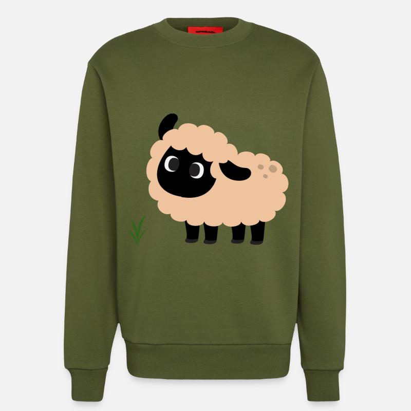 Süßes Schaf - Sweatshirt - made by SPREAD  - MOSS GREEN
