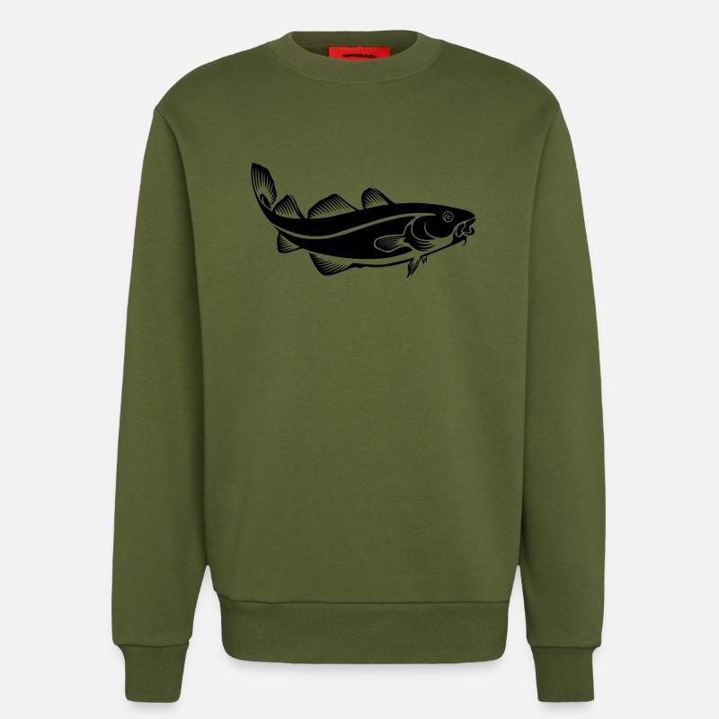 Dorsch - Sweatshirt - made by SPREAD  - MOSS GREEN