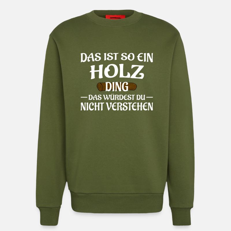 Holz Ding - Sweatshirt - made by SPREAD  - MOSS GREEN