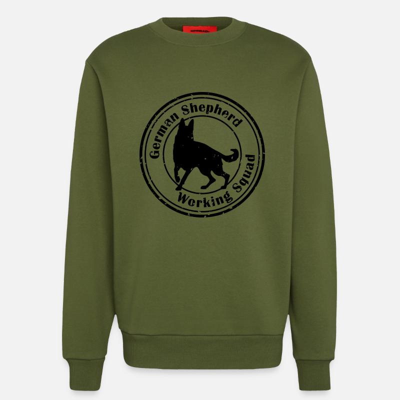 GSD Working Squad - Sweatshirt - made by SPREAD  - MOSS GREEN
