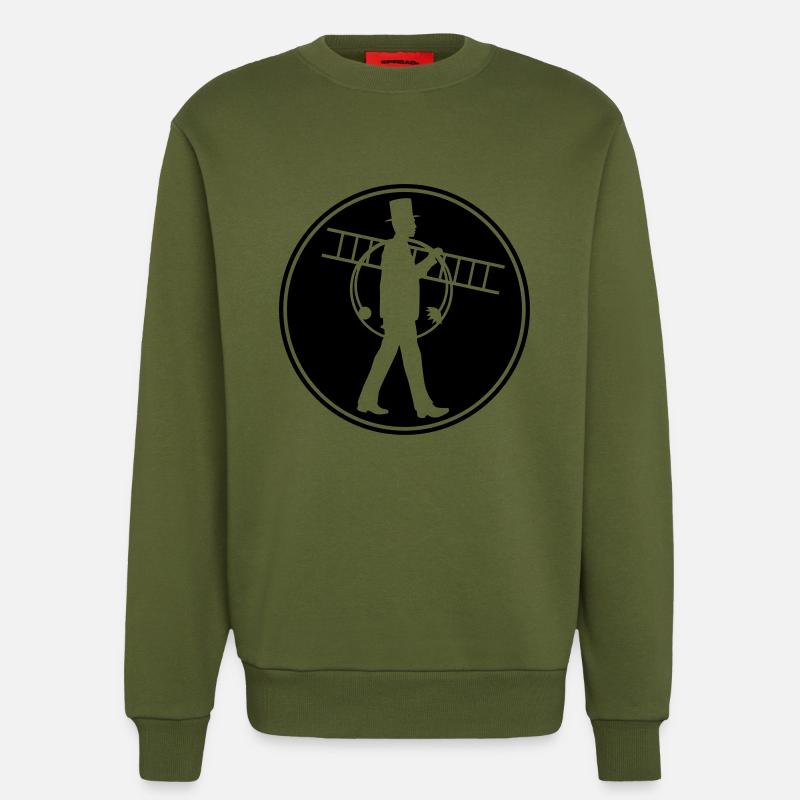 schornsteinfeger_012015_b_2c - Sweatshirt - made by SPREAD  - MOSS GREEN