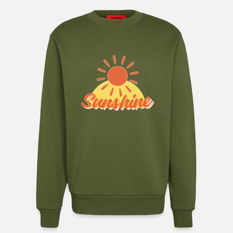 Die Sonne scheint - Sweatshirt - made by SPREAD  - MOSS GREEN