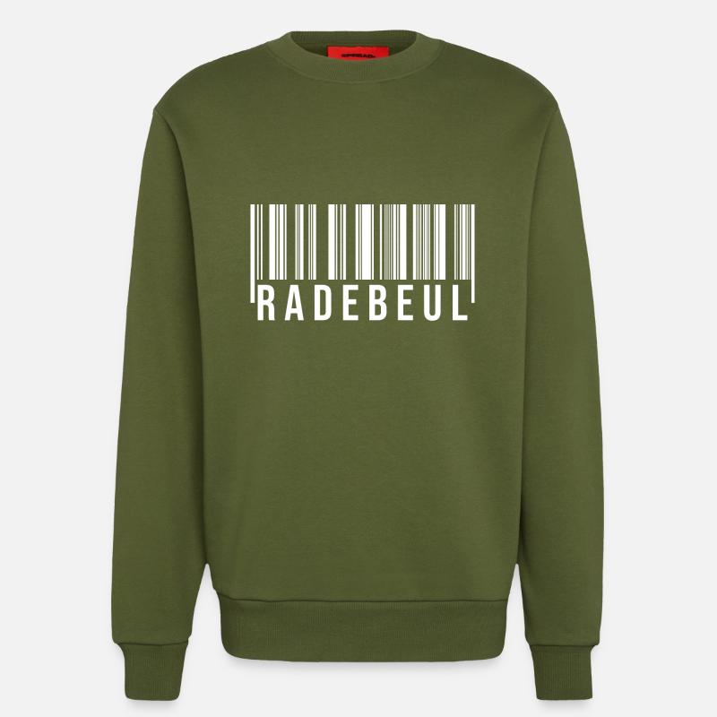 Radebeul Strichcode - Sweatshirt - made by SPREAD  - MOSS GREEN