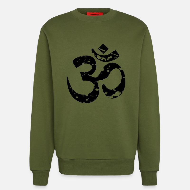 OM - Sweatshirt - made by SPREAD - MOSS GREEN