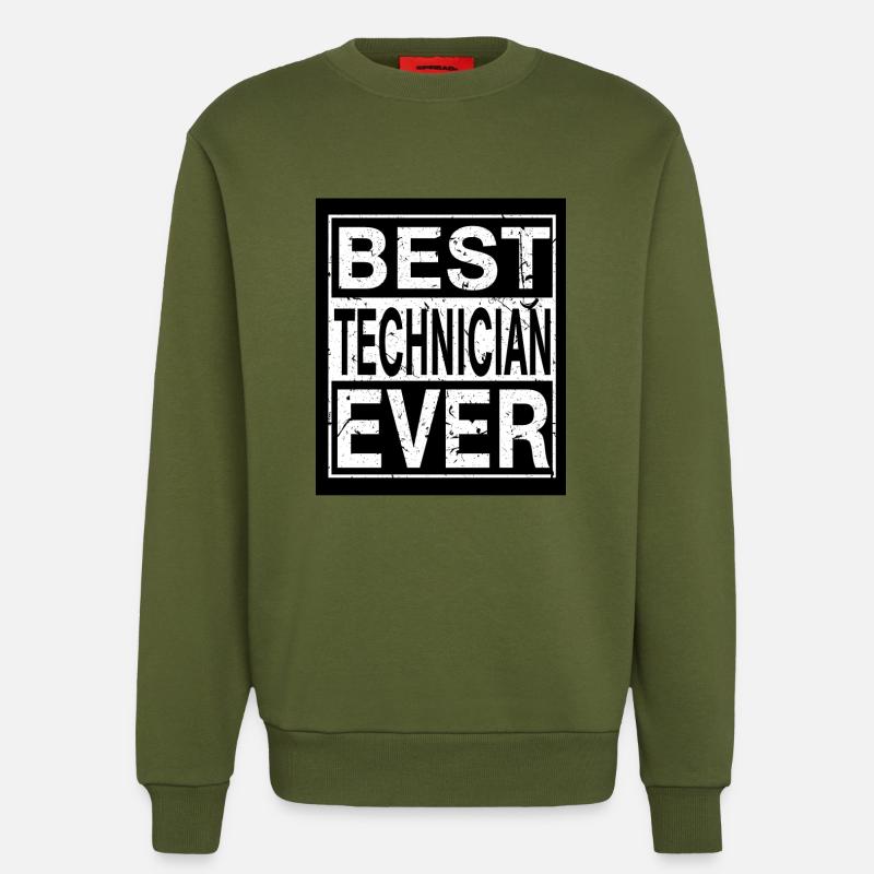 Techniker Bester Techniker - Sweatshirt - made by SPREAD  - MOSS GREEN