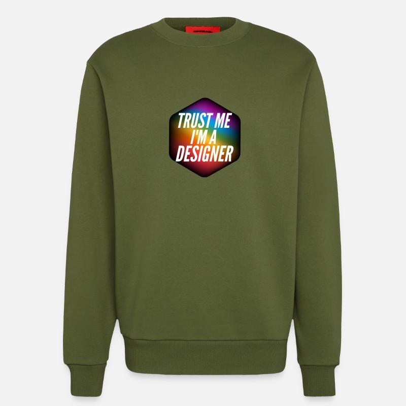 Grafikdesigner Geschenk - Sweatshirt - made by SPREAD  - MOSS GREEN