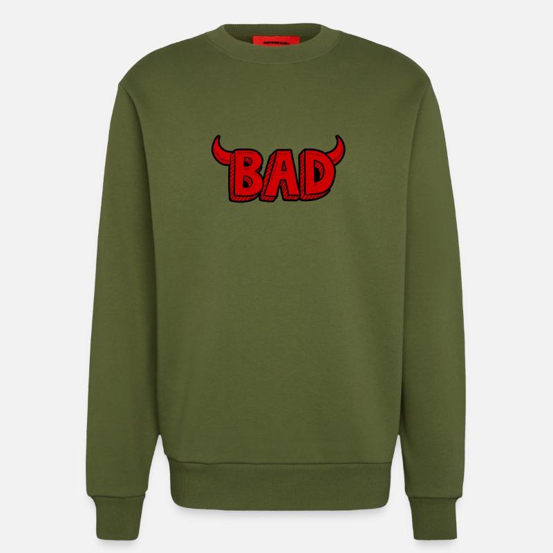 Bad oder böse - Sweatshirt - made by SPREAD  - MOSS GREEN