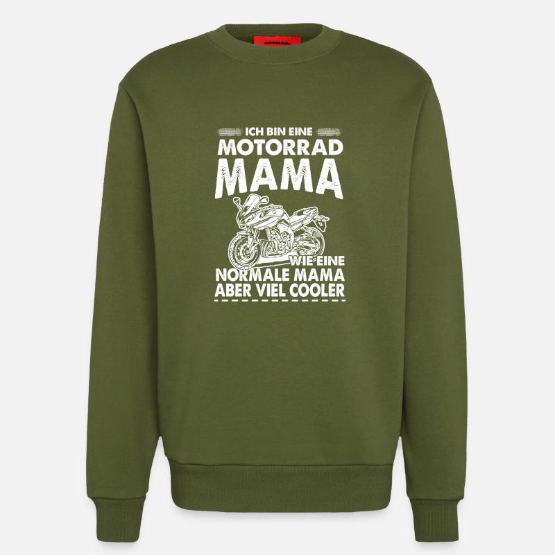 motorcycle 2 - Sweatshirt - made by SPREAD - MOSS GREEN