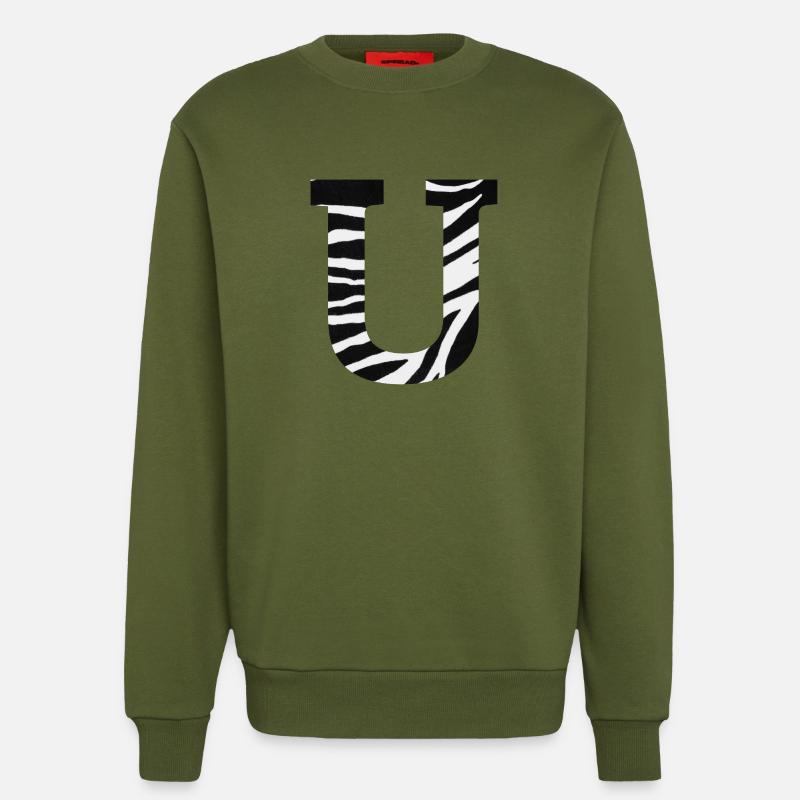 Brief an das Zebra - Sweatshirt - made by SPREAD  - MOSS GREEN