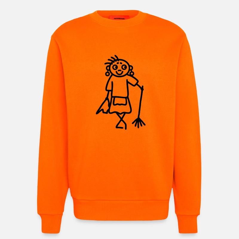 Putzhilfe - Sweatshirt - made by SPREAD  - SUNSET ORANGE