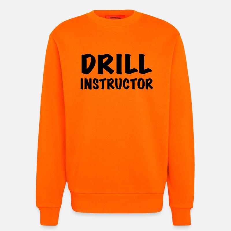 Drill Instructor - Sweat bio décontracté fabriqué en UE - SUNSET ORANGE