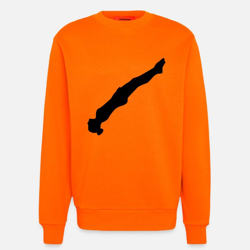 Trampolin - Sweatshirt - made by SPREAD  - SUNSET ORANGE