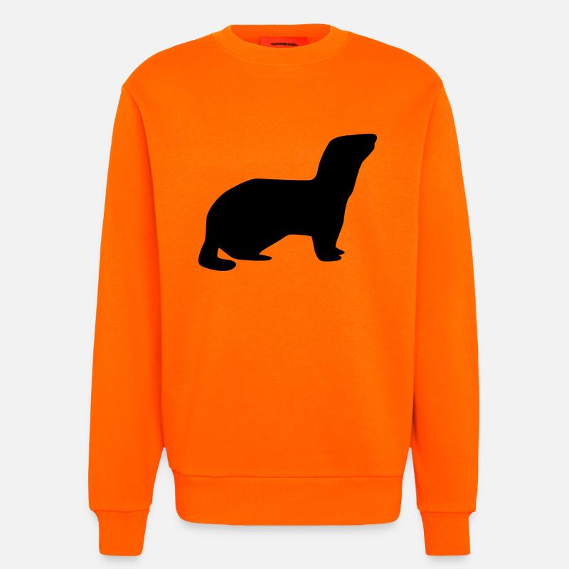 Frettchen - Sweatshirt - made by SPREAD  - SUNSET ORANGE