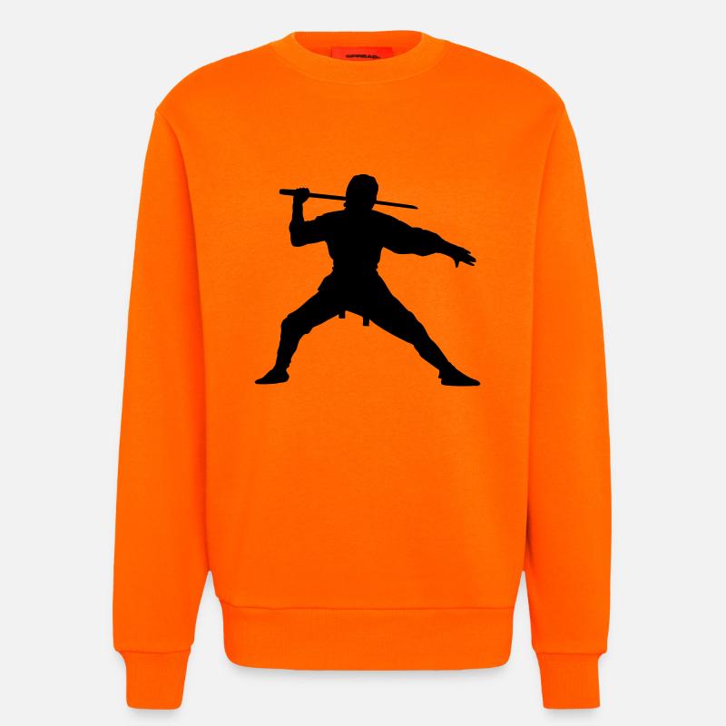 Ninja - Sweatshirt - made by SPREAD  - SUNSET ORANGE