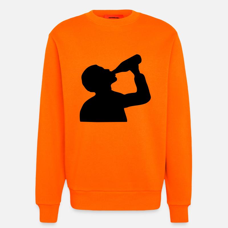 Bier - Sweatshirt - made by SPREAD  - SUNSET ORANGE