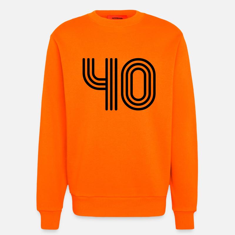 40 vierzig fourty - Sweatshirt - made by SPREAD  - SUNSET ORANGE