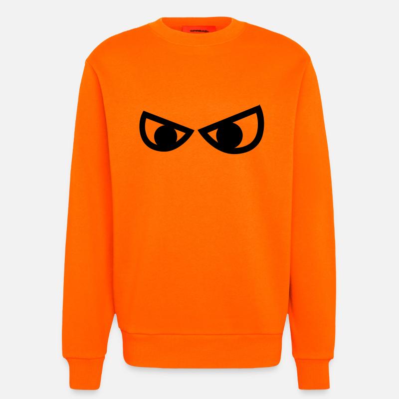 Augen - Sweatshirt - made by SPREAD  - SUNSET ORANGE