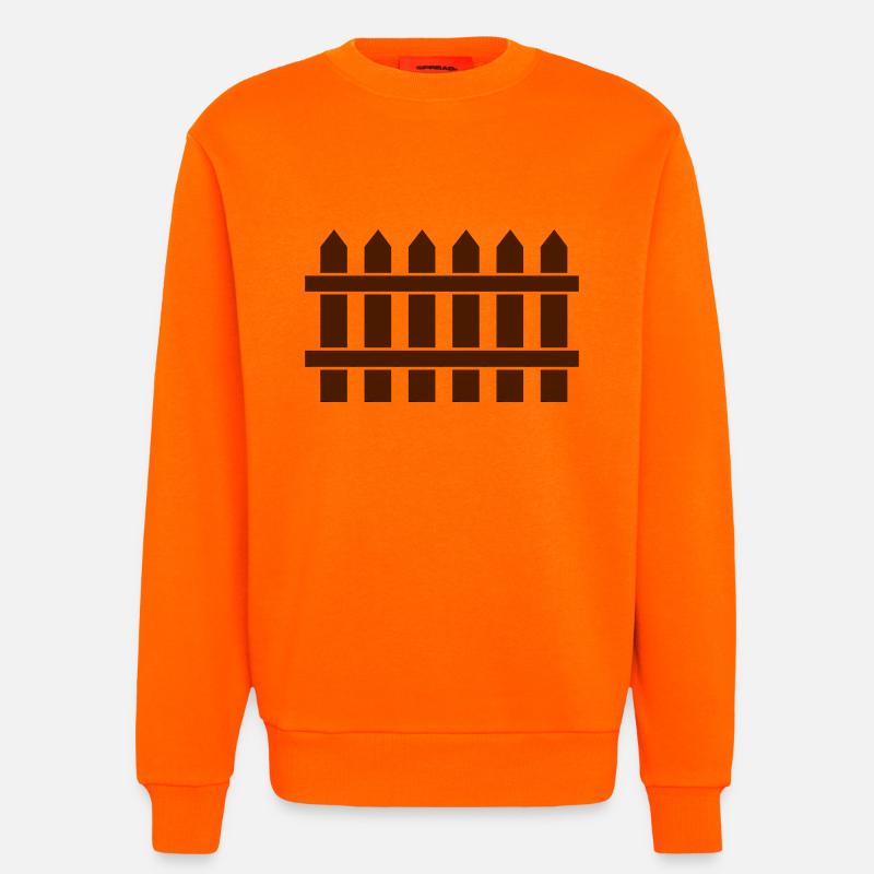 Zaun - Sweatshirt - made by SPREAD  - SUNSET ORANGE