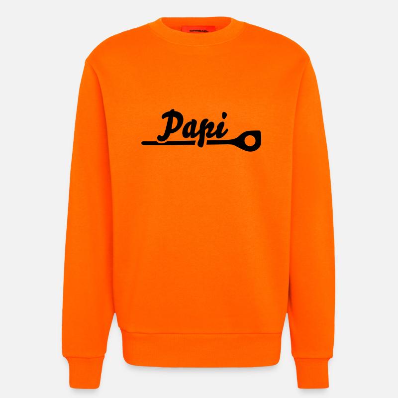 Papi - Sweatshirt - made by SPREAD  - SUNSET ORANGE