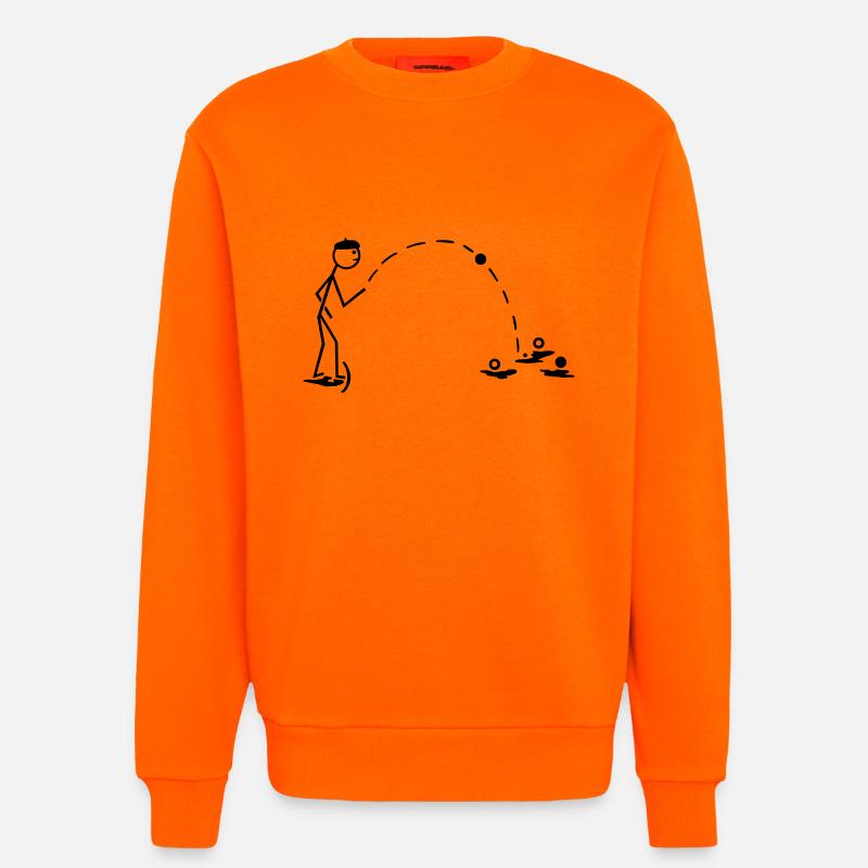 boule - Sweatshirt - made by SPREAD  - SUNSET ORANGE