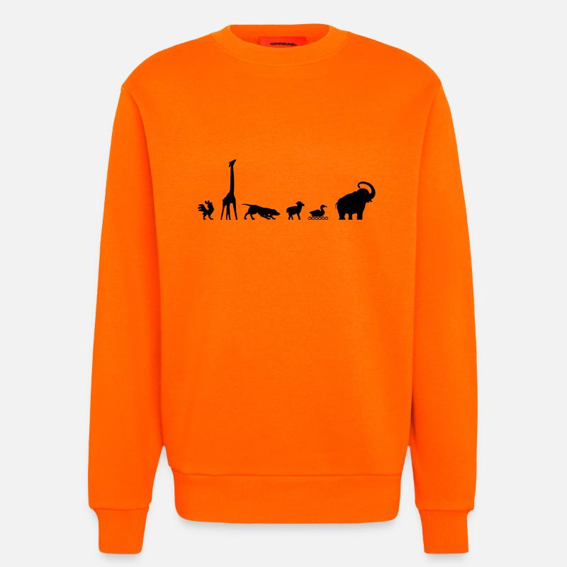 Arche, evolution - Sweatshirt - made by SPREAD  - SUNSET ORANGE