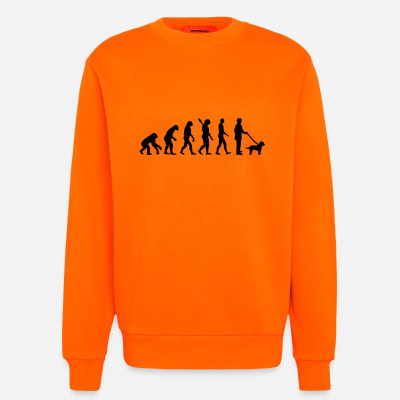 Cockapoo - Sweatshirt - made by SPREAD  - SUNSET ORANGE