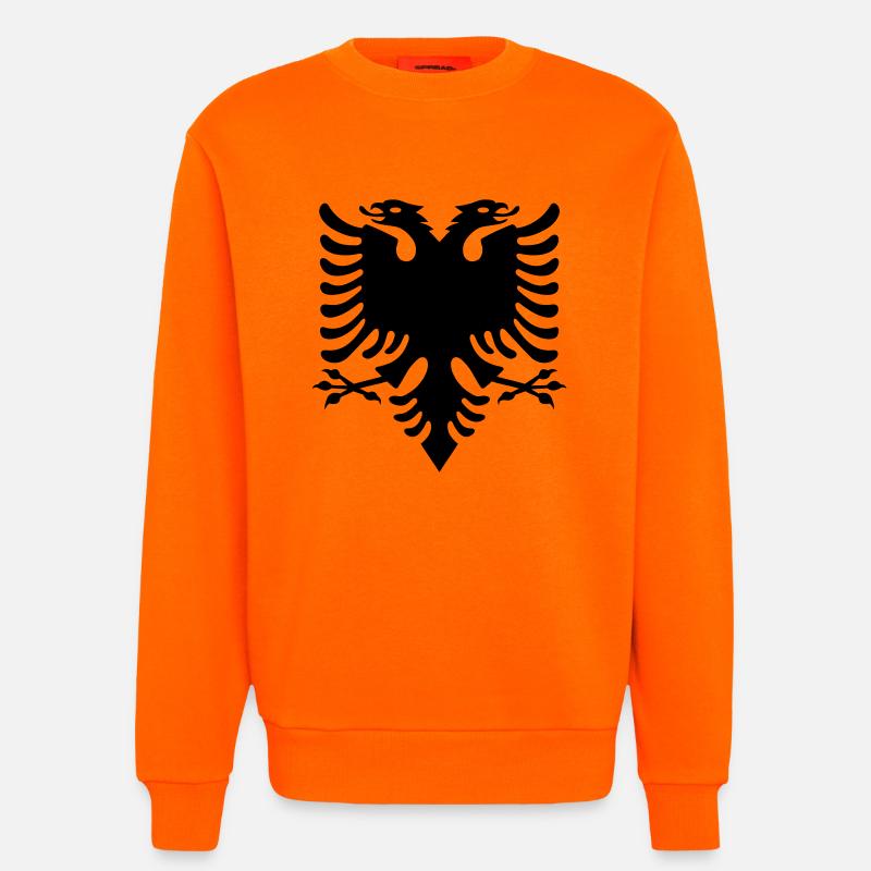 Eagle - Sweatshirt - made by SPREAD  - SUNSET ORANGE