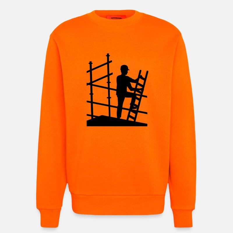 Gerüstbauer - Sweatshirt - made by SPREAD  - SUNSET ORANGE