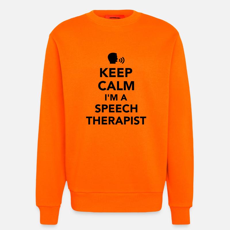 Logopäde - Sweatshirt - made by SPREAD  - SUNSET ORANGE