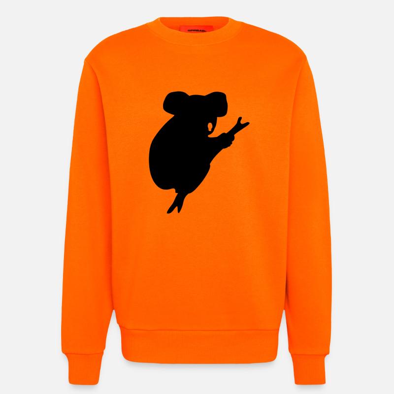 koala - Sweatshirt - made by SPREAD  - SUNSET ORANGE